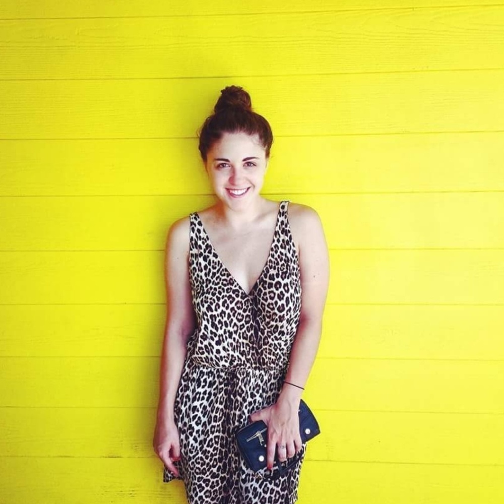 Leopard romper with pockets